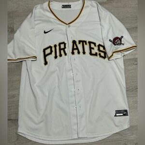 GM Pittsburgh Pirates Men's Nike MLB Elite Jersey. Sz Large. Wear On Bottom Tag